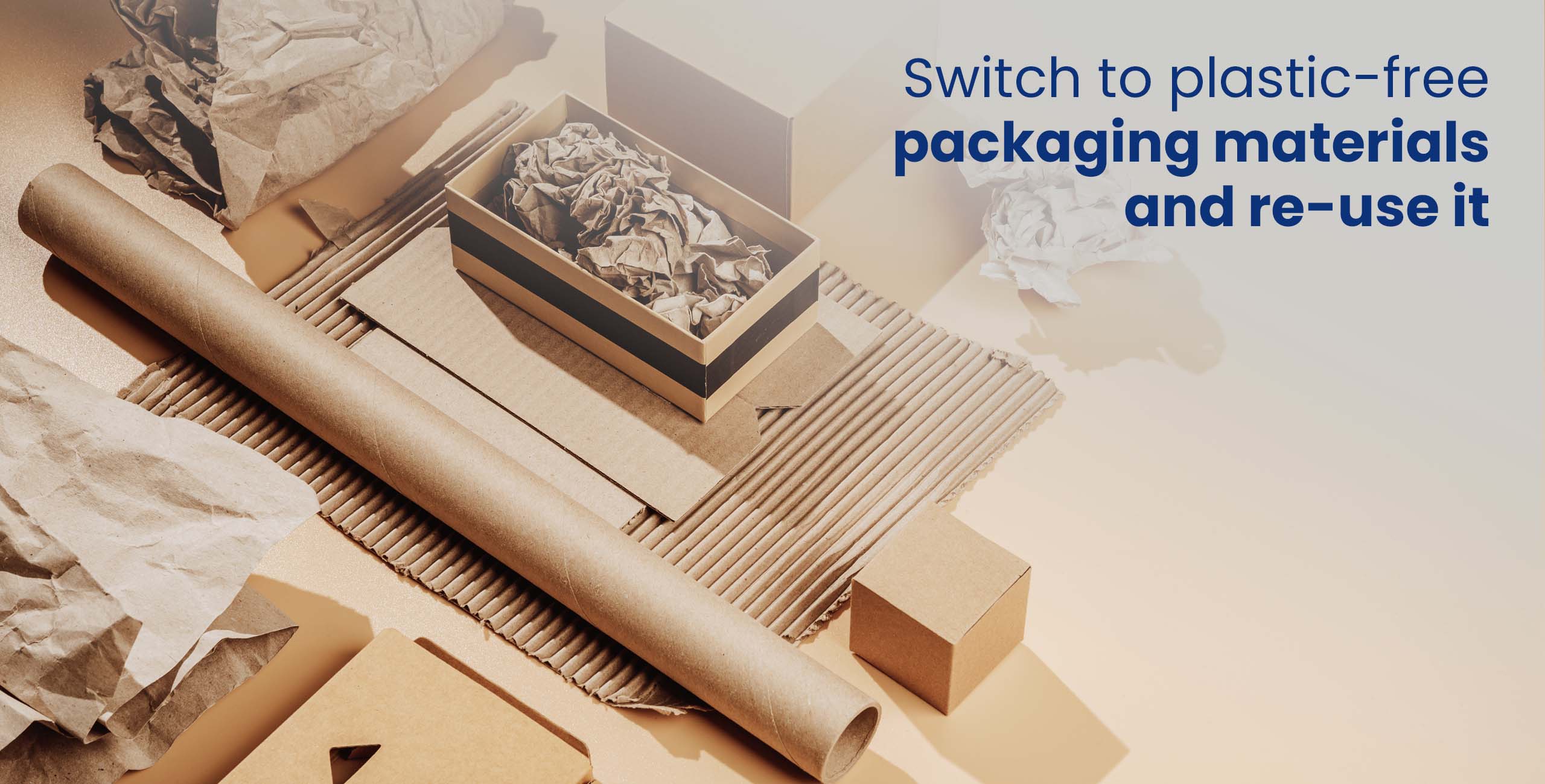 sustainable packaging for package shipping