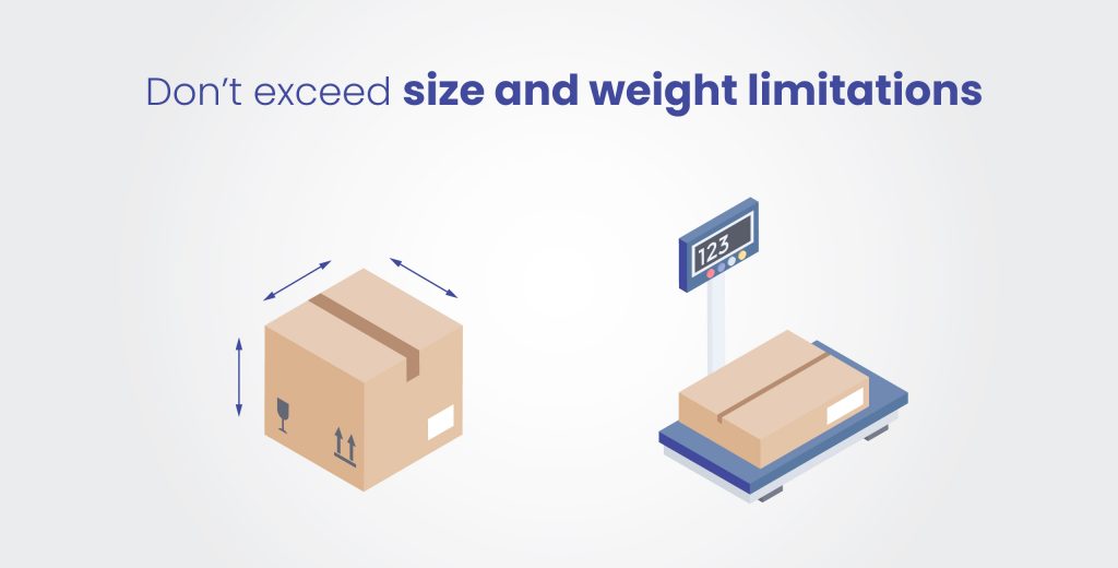 size and weight limitations for cheapest way to ship books